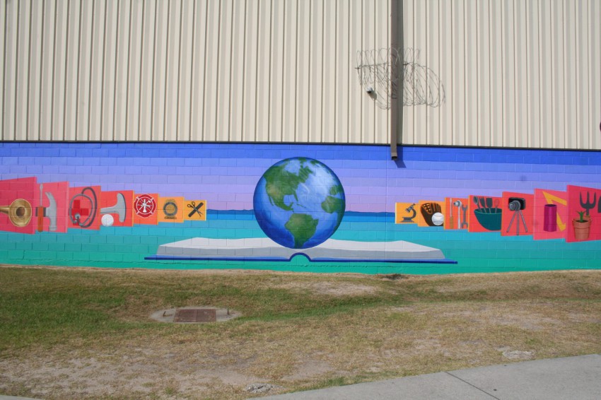 10' x 100' Mural at Eastman YDC Emanuel ProjectEmanuel Project